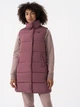 Теплый жилет удлиненный женский 4F Vest F076 4FAW23TVESF076-53S S Розовый (5904698481194) - изображение 1