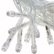 Світлодіодна гірлянда штора 3х3 м прозорий провід від мережі 220 холодний білий - зображення 6