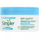 Крем для обличчя Simple Skin Quench Sleeping Cream Water Boost Нічний заспокійливий 50 мл (8710908810664) - изображение 1