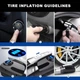 Ручной универсальный автомобильный пылесос Grikey B3 с панелью компрессора и фонарем для авто, 130W, Черный (M000516D) - изображение 5