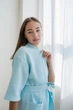 Жіночий Халат Кімоно вафельний COSY Ментол, розмір XL (P-102/XL) - зображення 2