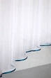 Кухонная тюль арка с ламбрекеном VR-Textil № 025к белый с бирюзовым 270х170 см (52-0234) - изображение 5