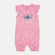 Детский летний комбинезон для девочки Disney Stitch DIS LIS 51 05 B239 92 см Розовый (5904009174579) - изображение 1