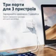 Сетевое зарядное устройство Remax Ligil Series 65W PD + QC Fast Charger White (RP-U55) - изображение 3