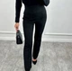 Жіночі класичні брюки Fashion з високою талією 50 чорний - зображення 1