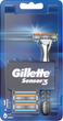 Pasek do golenia dla mężczyzn Gillette Sensor 3 z 6 wymiennymi wkładami (7702018550807) - obraz 2