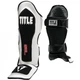 Захист гомілки й стопи (Щитки) TITLE Elite GEL Pro Shin & Instep Guards (L) Біла з чорним - зображення 1