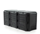 Компостер Prosperplast Compogreen IKSM1200C-S411 модульный 198x72x83cm 3 сегмента Чёрный - изображение 1