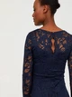 Платье для беременных миди летнее женское H&M 0637073_01 S Темно-синее (KAY2000000783147_LD2000000783147) - изображение 2