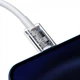 Кабель Baseus Superior Series Fast Charging Data Cable Type-C to Lightning PD 20W 2m White (CATLYS-C02) - изображение 6