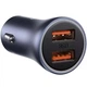 Автомобільний зарядний пристрій Baseus Golden Contactor Pro 40W 2USB + Cable Type-C 5A Dark Grey (TZCCJD-A0G) - зображення 4
