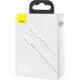 Кабель Baseus Superior Series Fast Charging Data Cable Type-C to Lightning PD 20W 2m White (CATLYS-C02) - изображение 9