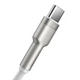 Кабель Baseus Cafule Metal DataType-C 66W 1m White (CAKF000102) - изображение 3