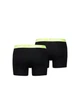 Трусы-боксеры Head BASIC BOXER 2P светло-зеленый, черный Муж XL 701202741-019 XL - изображение 2