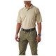 Футболка поло тактична з коротким рукавом 5.11 Tactical Performance Polo - Short Sleeve Synthetic Knit Silver Tan XS (71049-160) - зображення 5