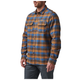 Рубашка тактическая 5.11 Tactical Lester Long Sleeve Shirt Cobalt Blue Plaid XL (72532-044) - изображение 1