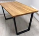 Дизайнерский Письменный компьютерный стол Loft Design 120x60x75h Черный/Дерево ATL349 - изображение 4
