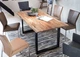 Дизайнерский Письменный компьютерный стол Loft Design 200x60x75h Черный/Дерево ATL237 - изображение 2