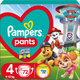 Pieluchomajtki Pampers Pants Paw Patrol Rozmiar 4 (9-15 kg) 72 szt (8006540863572) - obraz 1