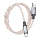 Кабель Hoco U112 USB to Type-C 3A 1m серый - изображение 6
