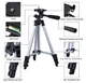 Штатив тренога TRIPOD ADS 311О для камеры и телефона портативний трипод для съемки 0,35-1,02 м с чехлом - изображение 5