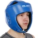 Шлем боксерский открытый с усиленной защитой макушки Zelart Fight Gear Heroe 8268 размер L Blue - изображение 8