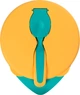 Мисочка Baboo с крышкой и ложечкой с 6 месяцев Оранжевая (9-028) (5057778090288) - изображение 1
