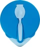 Мисочка Baboo с крышкой и ложечкой с 6 месяцев Синяя (9-029) (5057778090295) - изображение 1