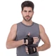 Перчатки для фитнеса перчатки спортивные Zelart Fitness 161953 размер M Black-Light Grey - изображение 6