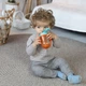 Чашка Baboo Sea Life с силиконовой соломинкой и гравитационным шариком с 9 месяцев 300 мл Оранжевая (8-132) (5057778081323) - изображение 5