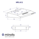 Вытяжка плоская Minola HPL 612 BRу - изображение 10
