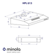 Плоская вытяжка Minola HPL 613 I - изображение 11