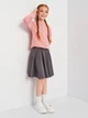 Подростковая кофта для девочки UKC Kids 2469 158-164 см Коралловая (ROZ6400177164) - изображение 3