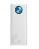 Павербанк Baseus Amblight Digital Display Quick Charge (PPLG-A02), 30000 mAh, 65W, (в комплекті - кабель Type-C - Type-C), White - зображення 3