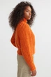 Свитер H&M 060990911_orange M Оранжевый - изображение 3
