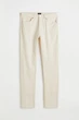 Джинси H&M 061074402_cream 30/32 Кремовий - зображення 6