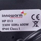 Тэн для полотенцесушителя HP013 600W 230V L=550mm D резьбы =20mm - изображение 2