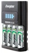 Зарядний пристрій Energizer AccuRECHARGE 1 HOUR набір 4шт акумуляторів 2300mAh, AA/AAA, LED індикатор, 4 канали, Blister - зображення 3