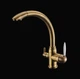 Кухонний змішувач Fabiano FKM 31.2 Antique Brass 8231.403.0534 - зображення 2