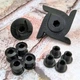 Велосипедные шатуны Prowheel CLAW-TT 170мм с интегрированной осью под каретку Hollowtech 2 Черный - изображение 7