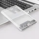 Зовнішній карман Shuole USB 3.1 Type-C корпус для 2.5 SSD/HDD Прозорий корпус (TM-3.1) - зображення 3