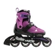 Ролики дитячі Rollerblade Microblade Black Purple 2024 (Черно-фиолетовый, 33-36,5) - изображение 2