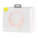 Бездротові Bluetooth навушники BASEUS Encok Wireless headphone D02 Pro BT5.3, AUX Pink NGTD010304 - зображення 15
