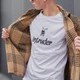 Мужская стильная Рубашка Intruder на пуговицах с карманами светло-коричневая в клетку размер S - изображение 5
