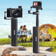 Монопод із аккумулятором TELESIN Rechargeable Selfie Stick для екшн-камер та смартфонів 10000mAh (TE-CSS-001) - зображення 6