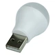 Портативная USB лампочка ночник XO Y1 life light мини светильник фонарик подсветка светодиодная Белый (AX84099) - изображение 2
