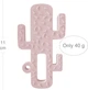 Прорезыватель для зубов MinikOiOi Cactus Pinky Pink Силиконовый (101090002) - изображение 2