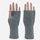 Митенки женские вязаные Malisa Кира 10-5023-LT-150 One Size Светло-серые - изображение 2