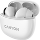 Бездротові навушники Canyon TWS-5 White (CNS-TWS5W) - зображення 2