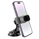 Держатель Borofone Enlighten clip Car holder (центральная консоль) BH89 |4.5-7"| черный - изображение 2
